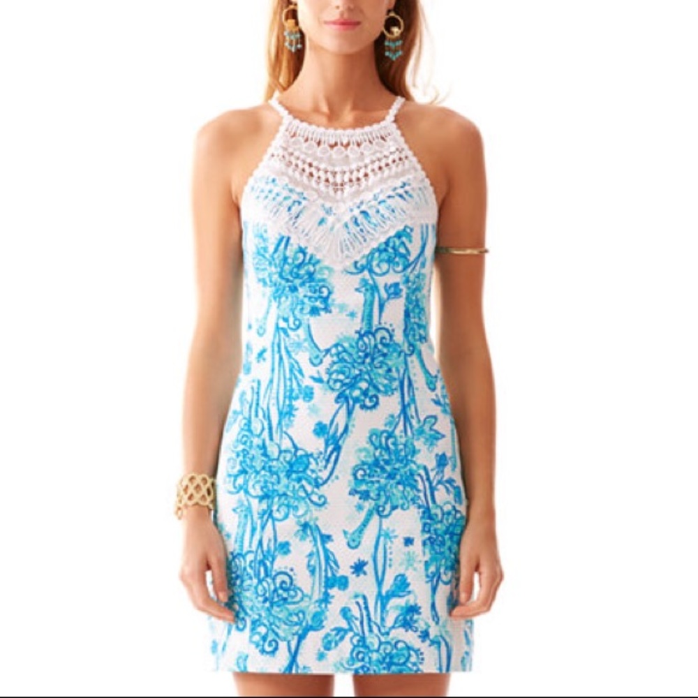 NWOT Blue flamingo Lily Pulitzer